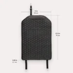 Car Seat Back Protector Black “Hexy” – Car Kick Mat - Image 2