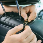 Car Back Of Seat Organizer Black “Hexy” – 7 Pockets + Tablet Pocket - Image 5