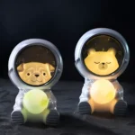 USB Rechargeable LED Astronaut Moon Night Light - Image 3