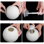 USB Moon Lamp Humidifier & Essential Oil Diffuser - Image 4