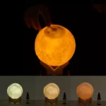 USB Moon Lamp Humidifier & Essential Oil Diffuser - Image 7
