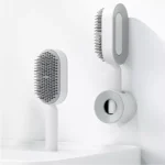 Detangling Scalp Massage Hair Brush with One-Key Self-Cleaning Feature