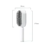 Detangling Scalp Massage Hair Brush with One-Key Self-Cleaning Feature - Image 5