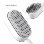 Detangling Scalp Massage Hair Brush with One-Key Self-Cleaning Feature - Image 2