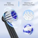 Rotary Electric Toothbrush with 4 Replacement Heads – Advanced Dental Care for All Ages - Image 2